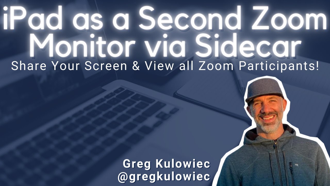 iPad as a Second Zoom Monitor via Sidecar