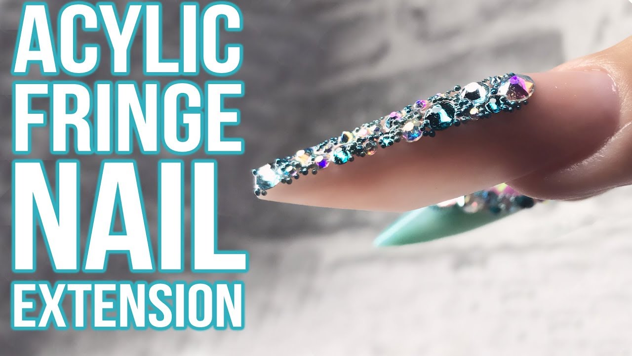 How to Sculpt a Fringe Shaped Nail Extension in Acrylic
