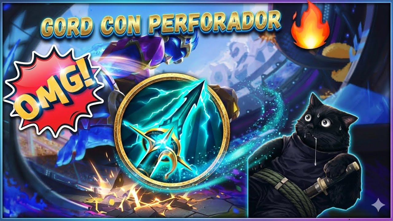Probando a GORD con perforador del cielo!!!🔥 #mibilelegends #gameplay #gaming 