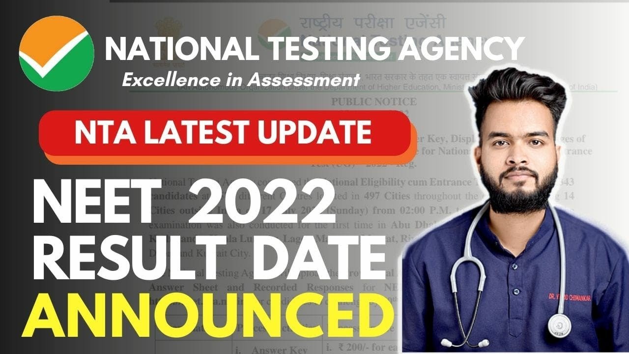 NTA OFFICIAL UPDATE 🔥NEET 2022 RESULT | ANSWER KEY NEET 2022 | NEET Edu with Dr Vinod |