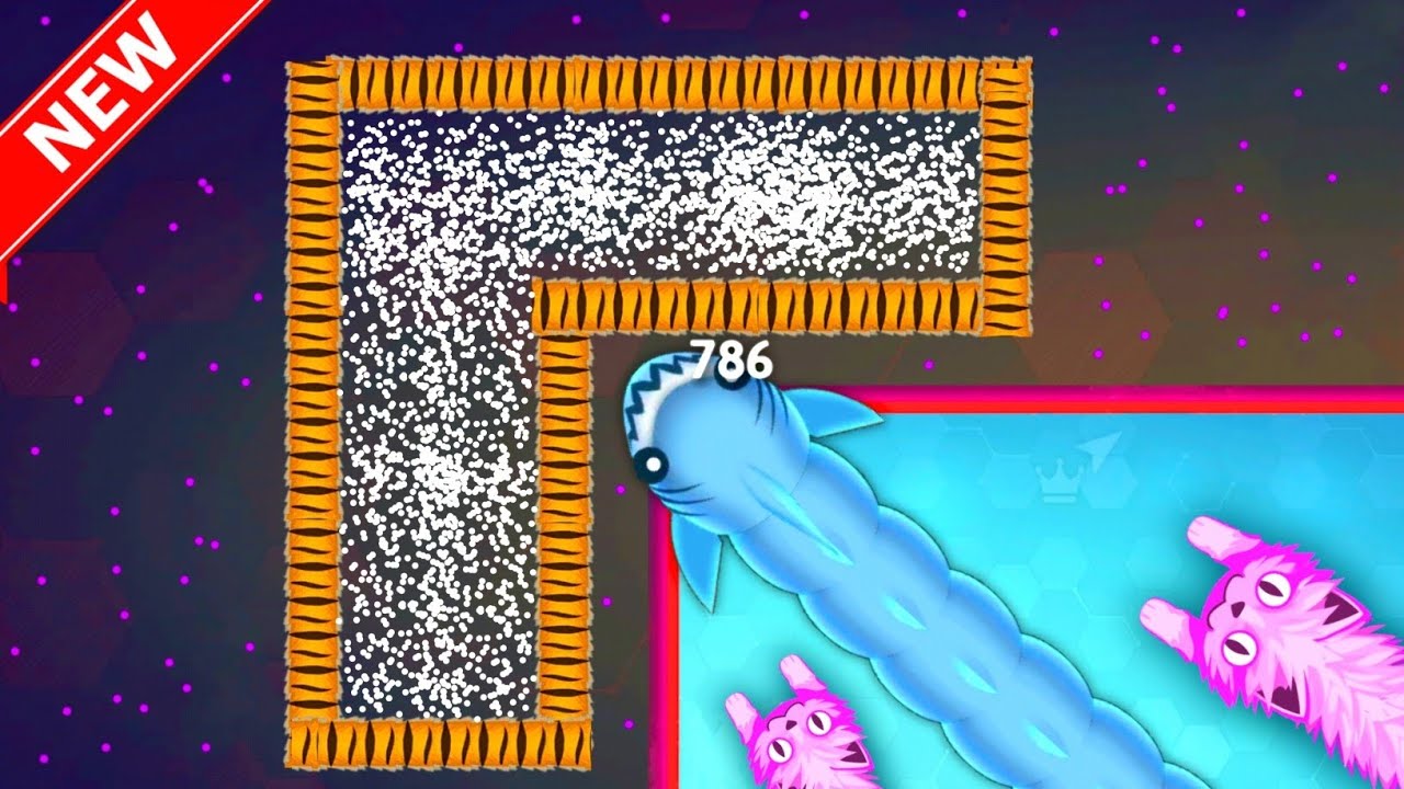 SNAKE IO🐍 CHOMPERS SNAKE IO vS 💀 MONSTER BUBBLEGUM EPIC SNAKE IO 🐍 BEST / FUNNY GAMEPLAY !
