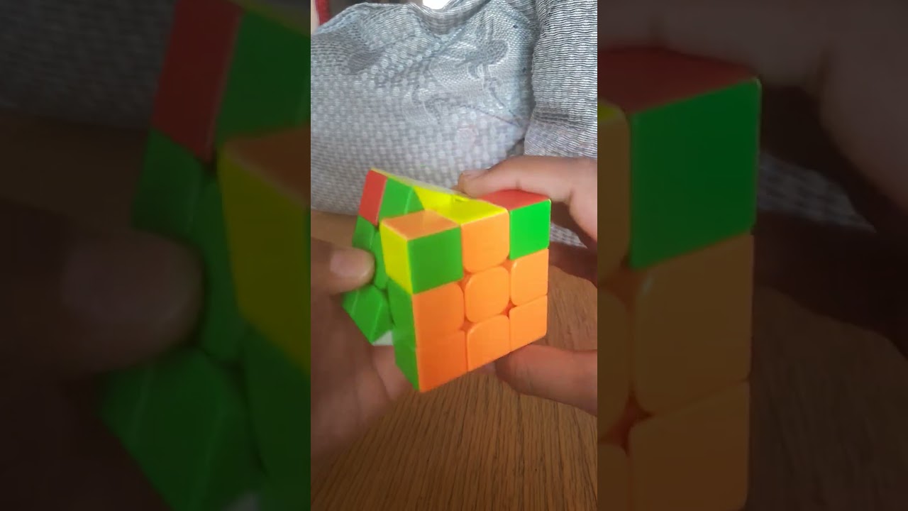 My first video. Solving a rubix cube as fast I can!!😉🫠 