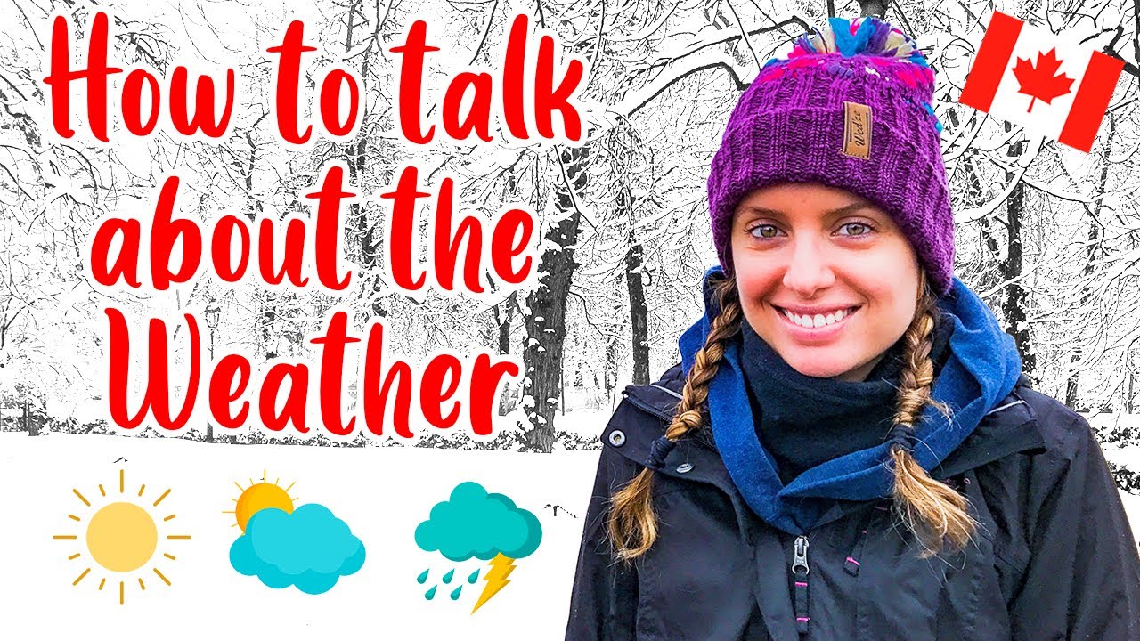How to Talk About the Weather in English | Weather Vocabulary   +  Storm Filomena in Madrid