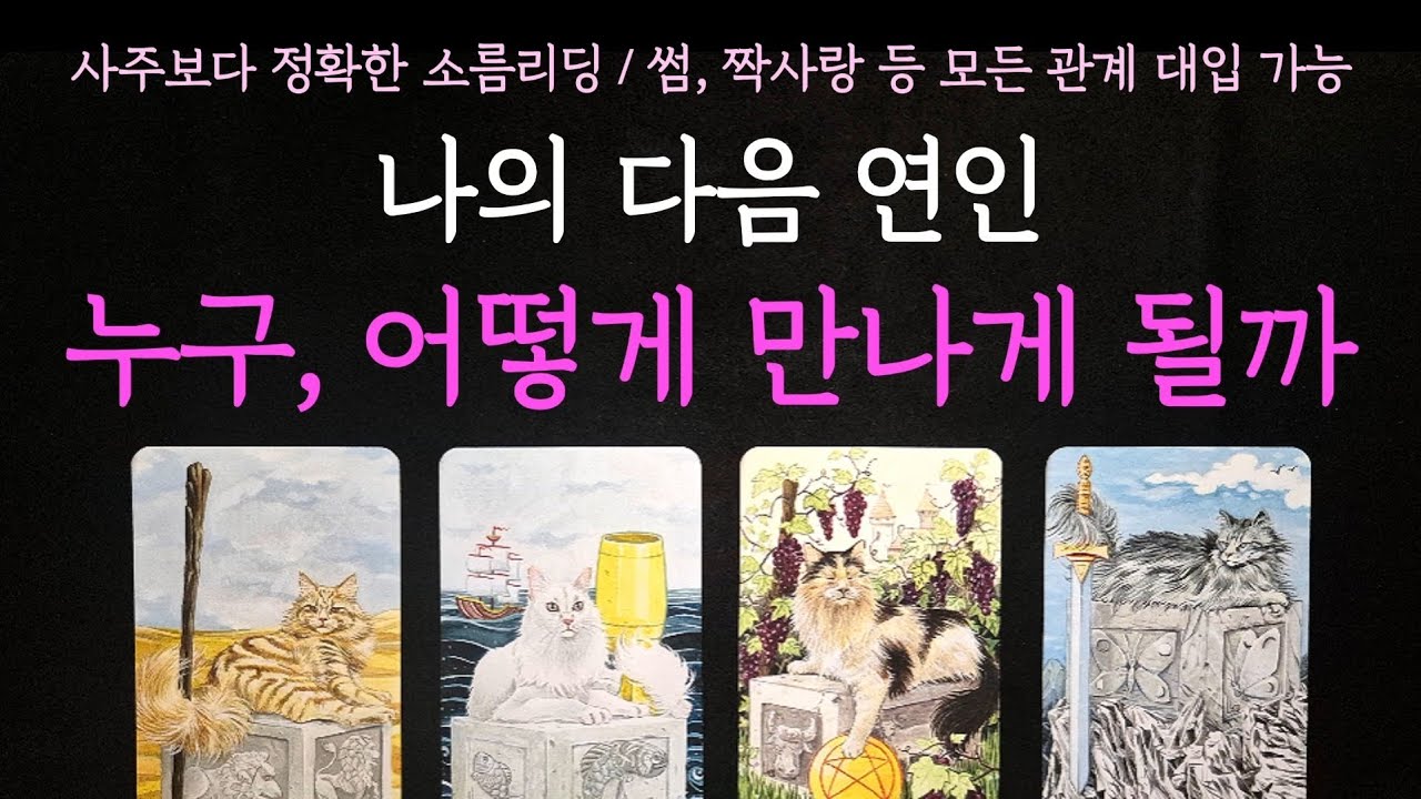[타로] 사주보다 정확한 소름리딩🔥 나의 다음 연인 누구, 어떻게 만나게 될까?