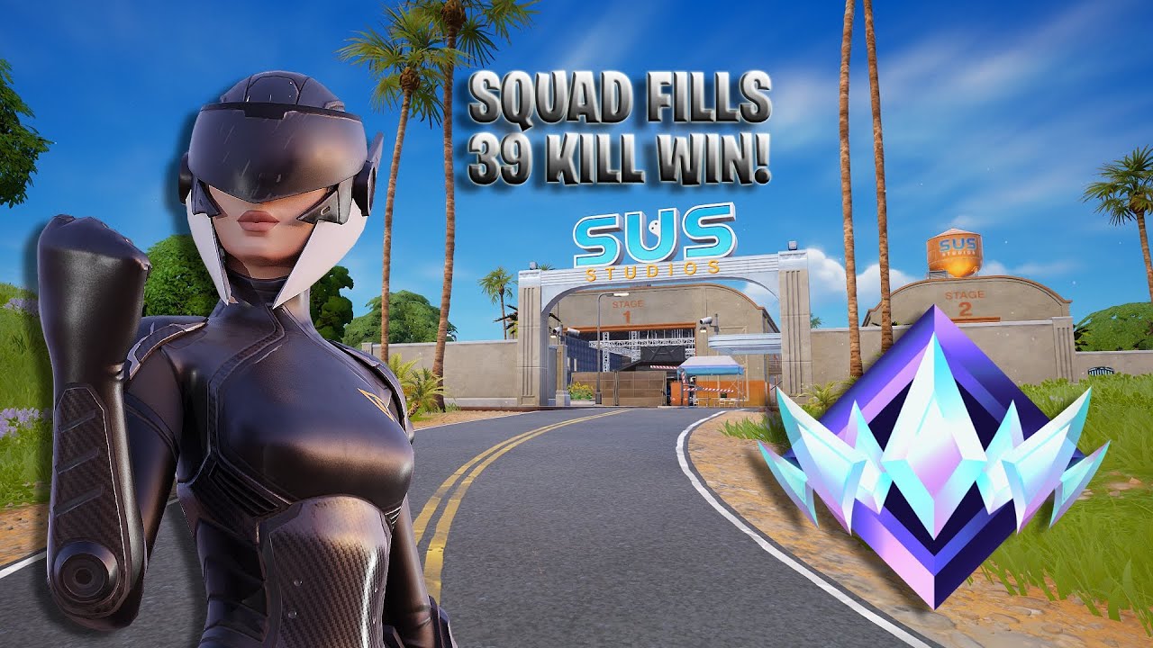 Fortnite Unreal ranked Reload | Squad Fill 39 Kills | No commentary