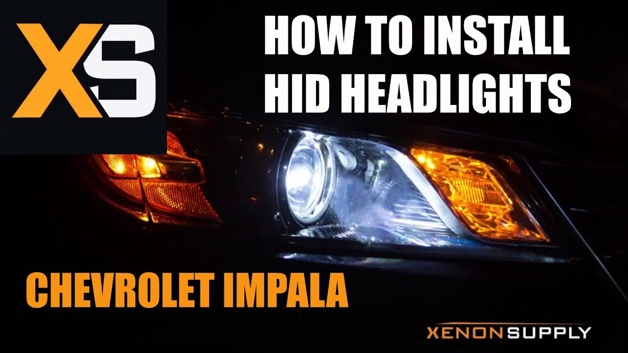 Ксеноновые фары для Chevrolet Impala XS (2014+) - Инструкция по установке.