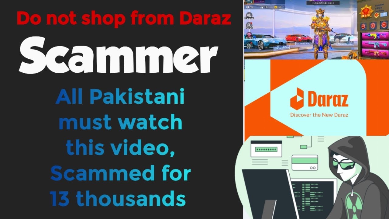 He Scammed me for a Pubg account in Daraz 😪😪