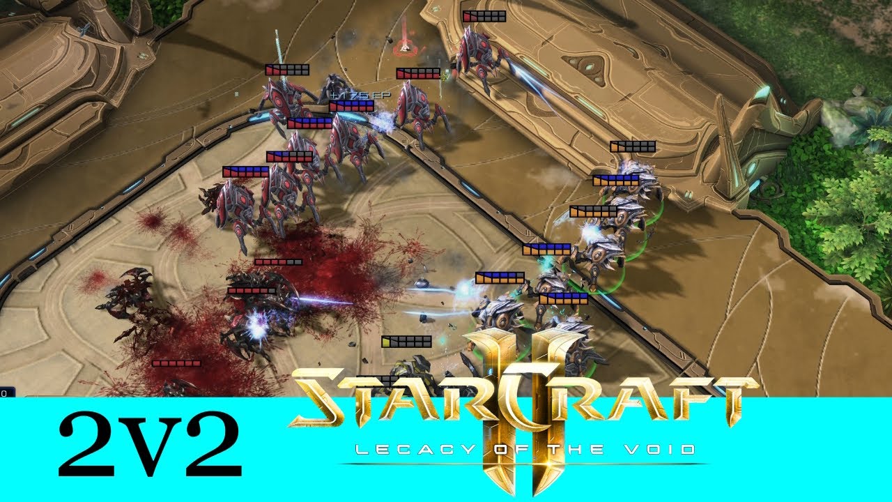 Stalker-Kämpfe mit der bösen Taskleiste - Starcraft 2: Legacy of the Void 2v2 [Deutsch | German]