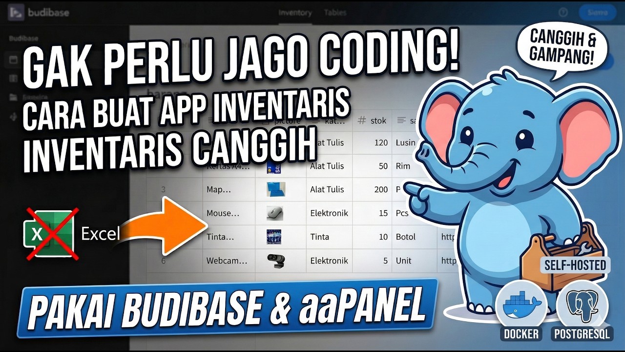 instalasi budibase dan set up db