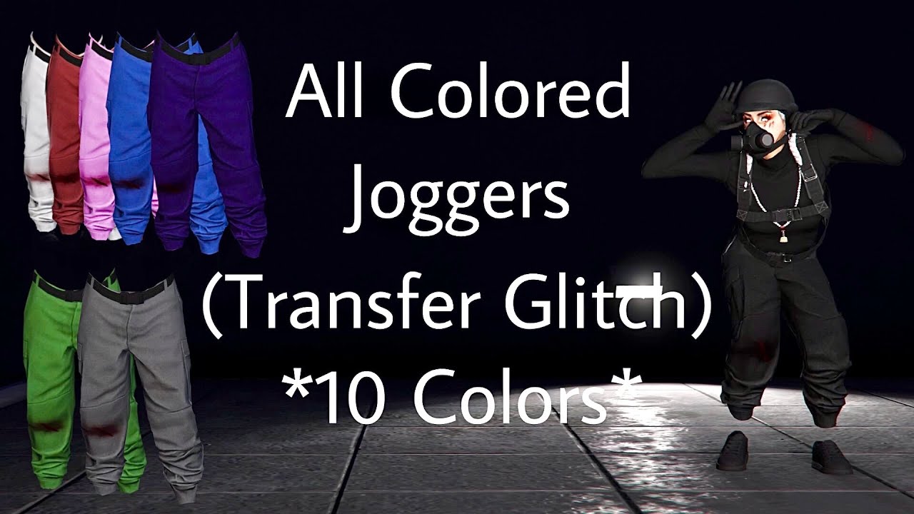 GTA 5 Online | How To Get All Colored Joggers For Female Characters (Transfer Glitch)!