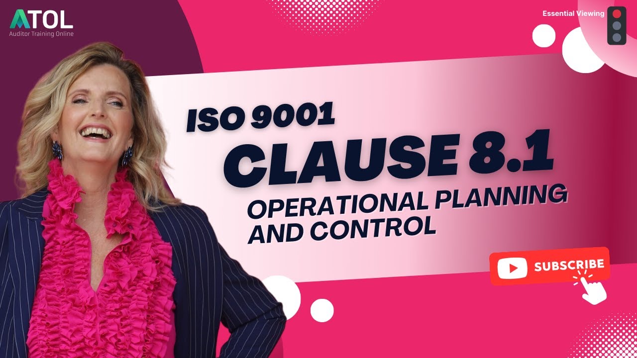 ISO 9001, раздел 8.1 «Оперативное планирование и контроль» | Онлайн-обучение аудиторов