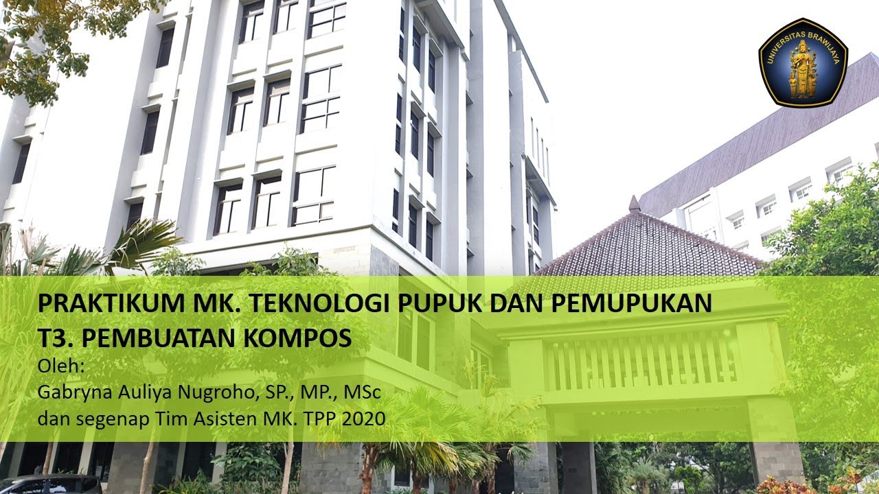 Pembuatan Pupuk Organik Granul di UB Forest