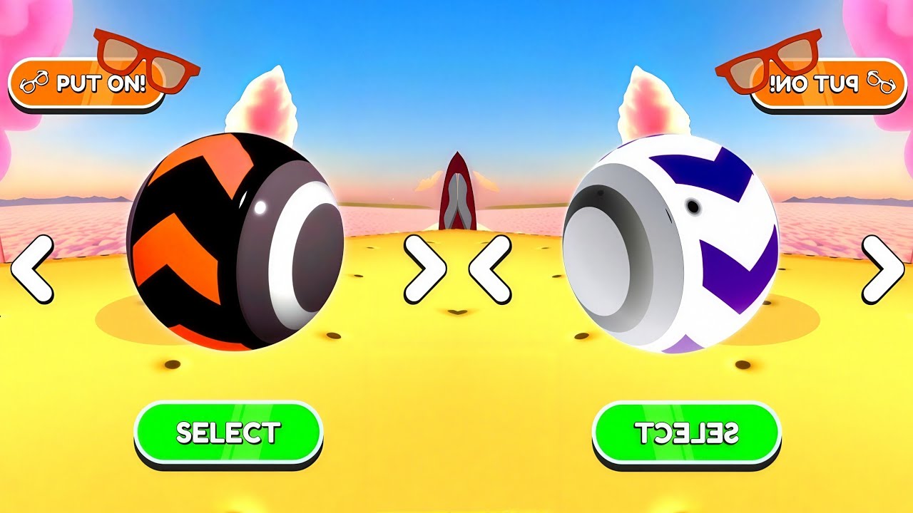 ⚽❌Sky Rolling Ball 3D Vs Reversed Gameplay SpeedRun Max Level 369
