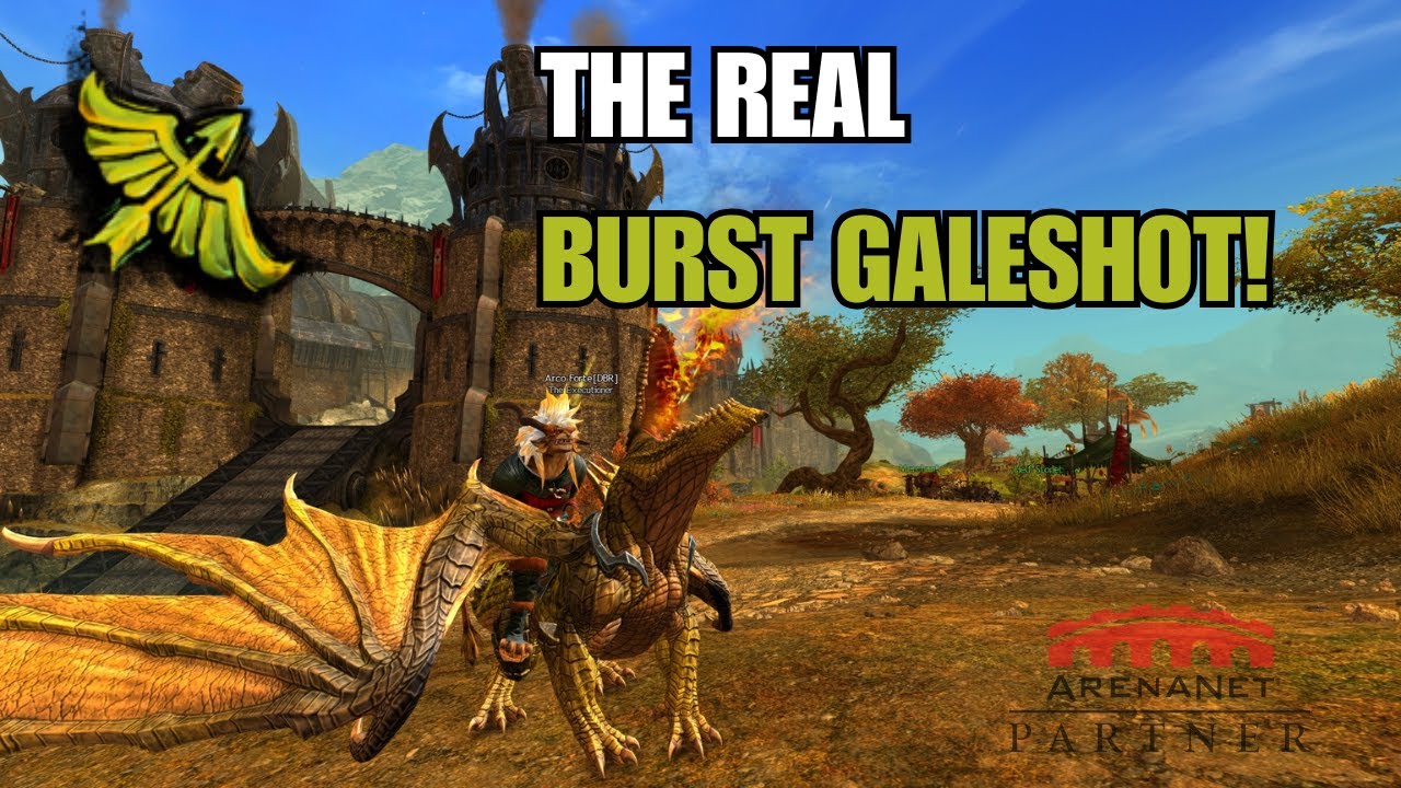 Guild Wars 2 - Galeburst Galeshot PvP - Spear x Sword/Warhorn Playng the Rush PvP! Build At the end!
