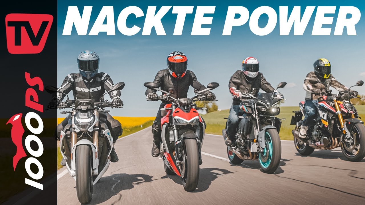 Power Naked Bike Vergleich 2022 | Streetfighter V2 vs. S 1000 R vs. GSX-S1000 vs. MT-10