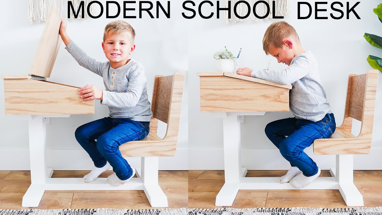 DIY Kid's School Desk