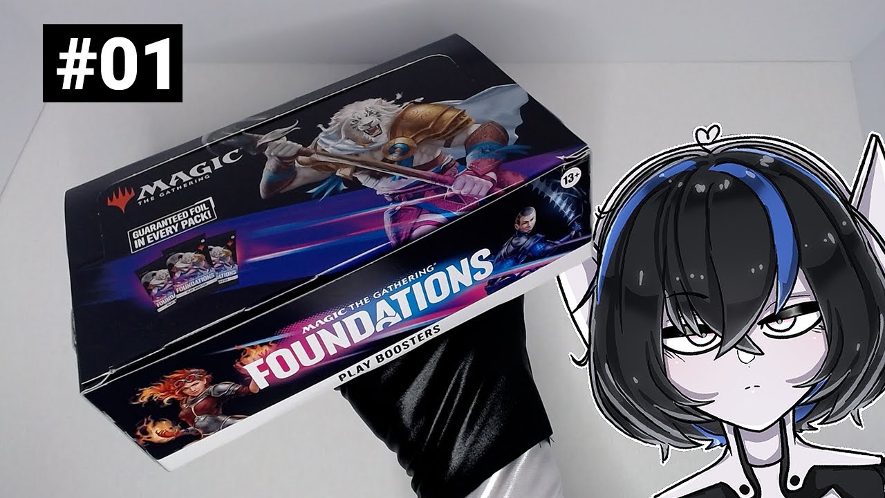 【HANDCAM】Waifu Hunting | MTG - Foundations | UNBOXING