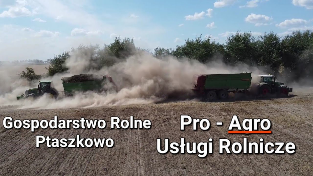 🔥Rozwożenie Obornika w Gospodarstwie Rolnym Ptaszkowo z Firmą Pro Agro Foedke Sławomir🔥