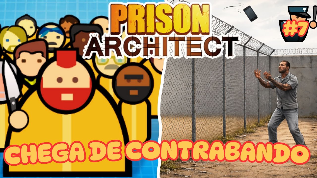 Prison Architect – Estancando o Contrabando e Preparando a Prisão para o Futuro! [Ep. 7]