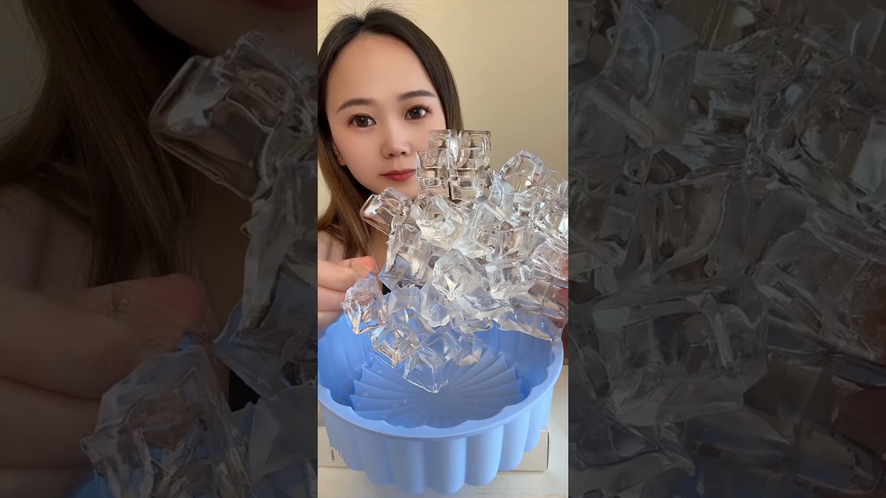 ASMR THIN ICE EATING