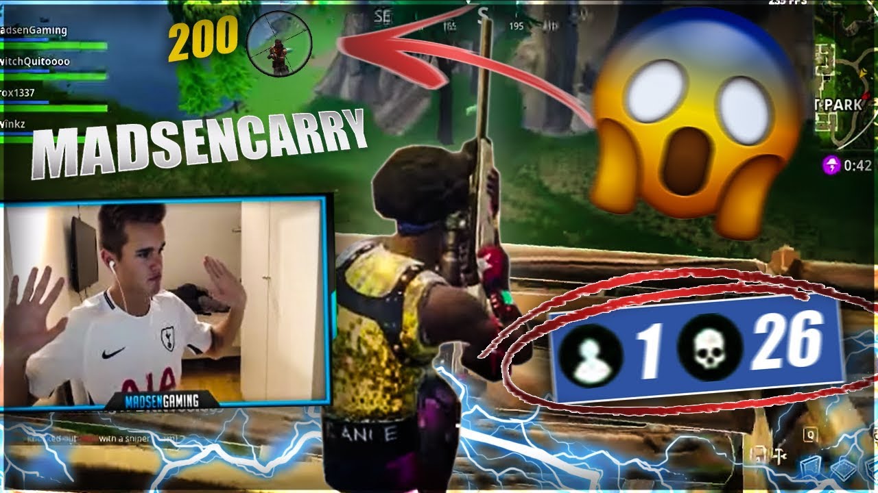 CARRIER DANSKE PROS I FORTNITE! - Squad Fortnite
