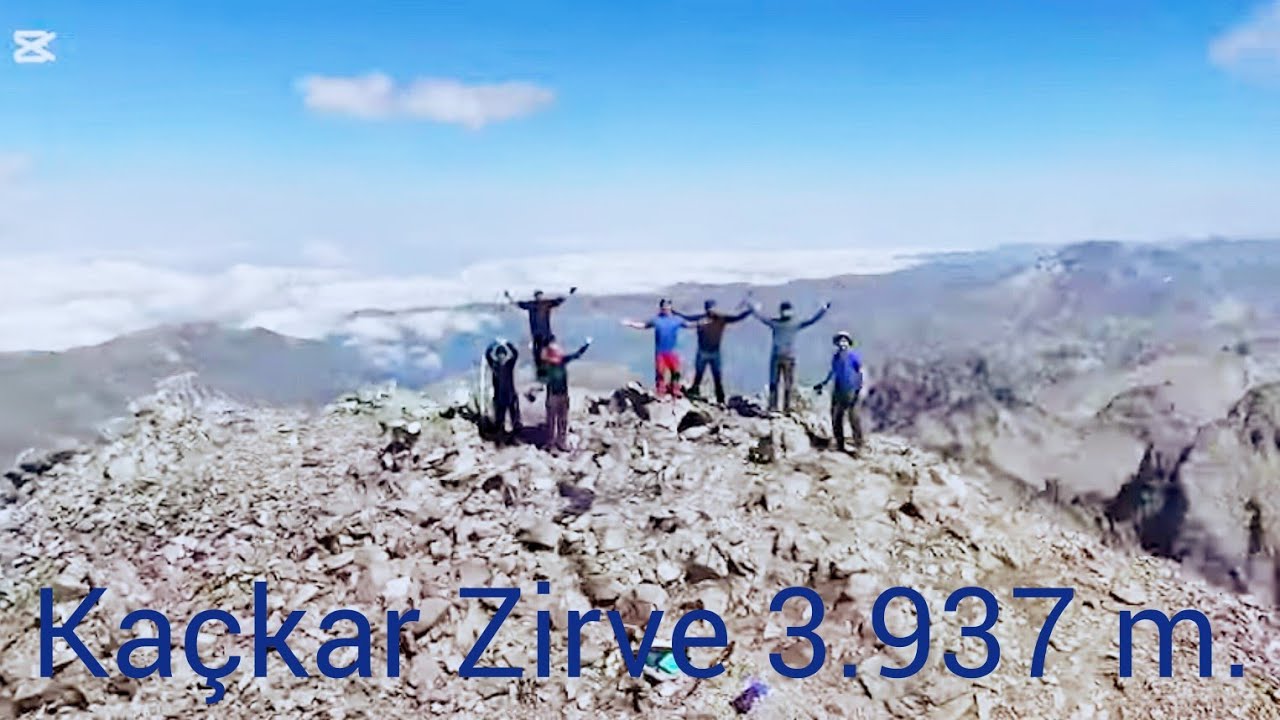 KAÇKAR ZİRVE Faaliyeti (3.937 m) Güney Rota/Yusufeli/Olgunlar/Dilberdüzü/Buzul Gölü/Ağustos2024