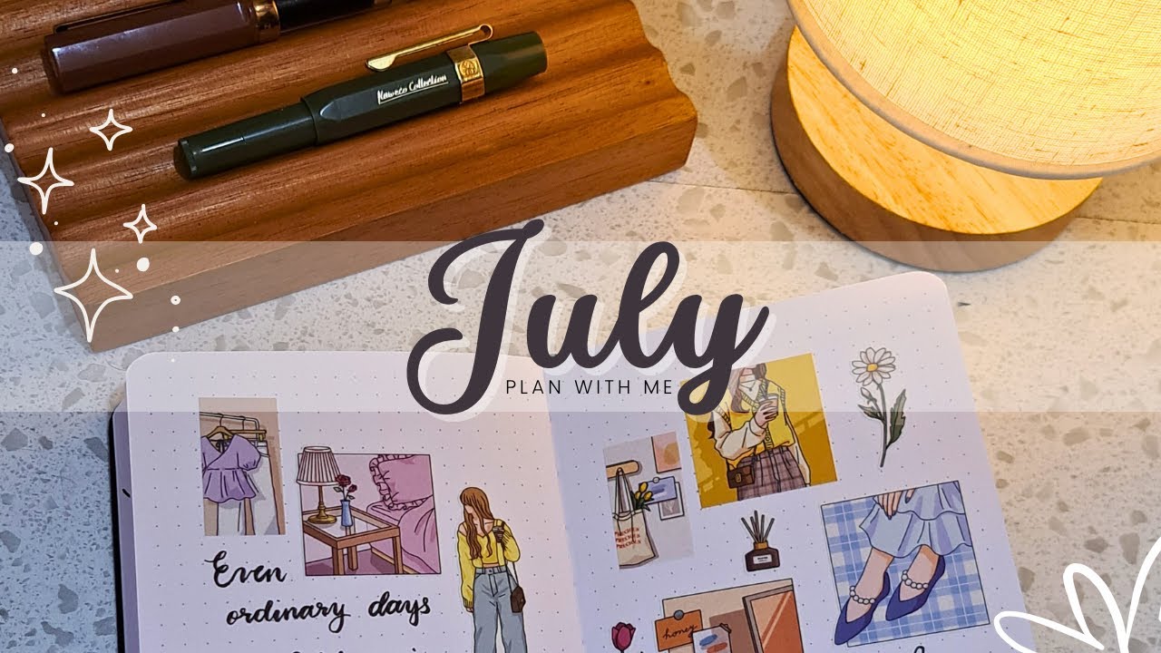 July 2025 Plan with Me | Slow Living July Theme 🌿