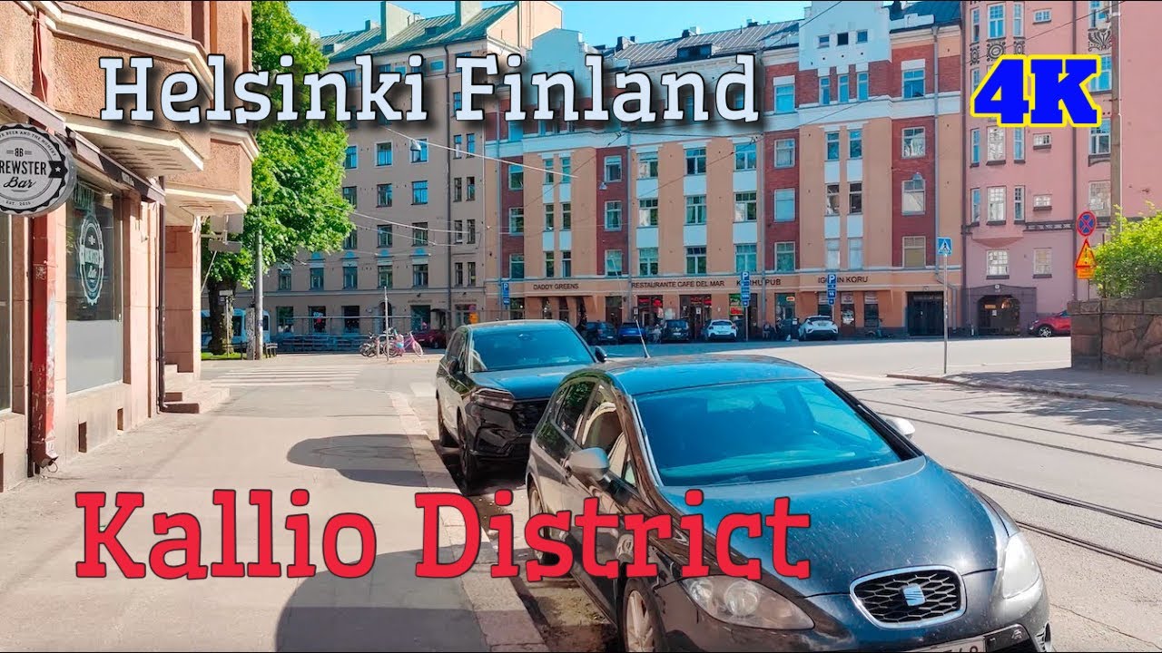 Пешком исследуем район Хельсинки Каллио 4K #helsinki #finland #helsinkicity...