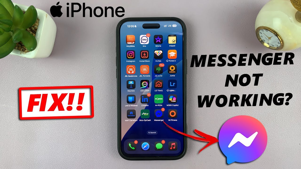 Facebook Messenger Not Working On iPhone - FIX