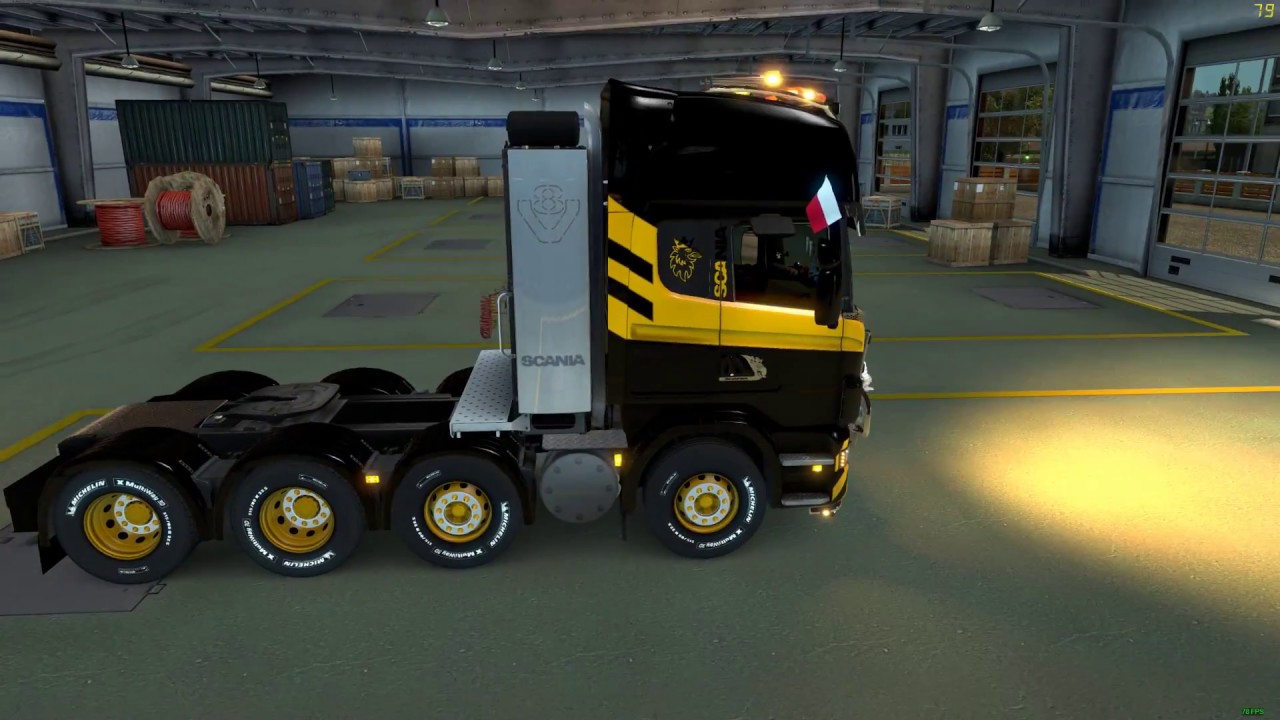 Euro Truck Simulator 2 (All DLC) SPECIAL TRANSPORT LIGHT ACCESSORIES on VOLVO, SCANIA & DAF