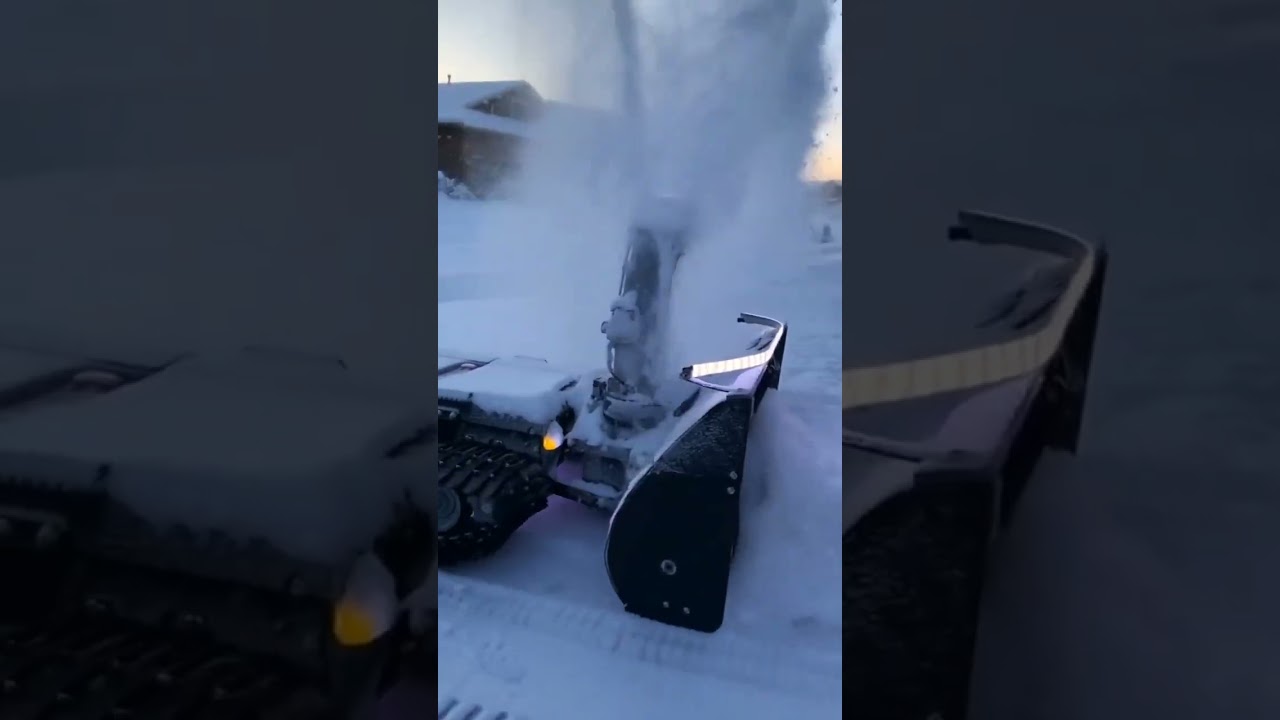 Remote Control Snow Plow | Effortless Snow Clearing for Winter Roads & Pathways | Bestin Mower