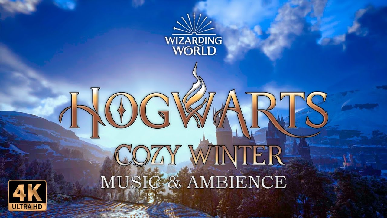 ❄️ Cozy Winter at Hogwarts: From Castle to Village | Harry Potter  Music & Ambience 4k