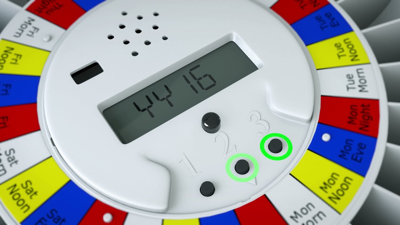 Pivotell video guide 14: the Advance Automatic Pill Dispenser 'Start' Setting