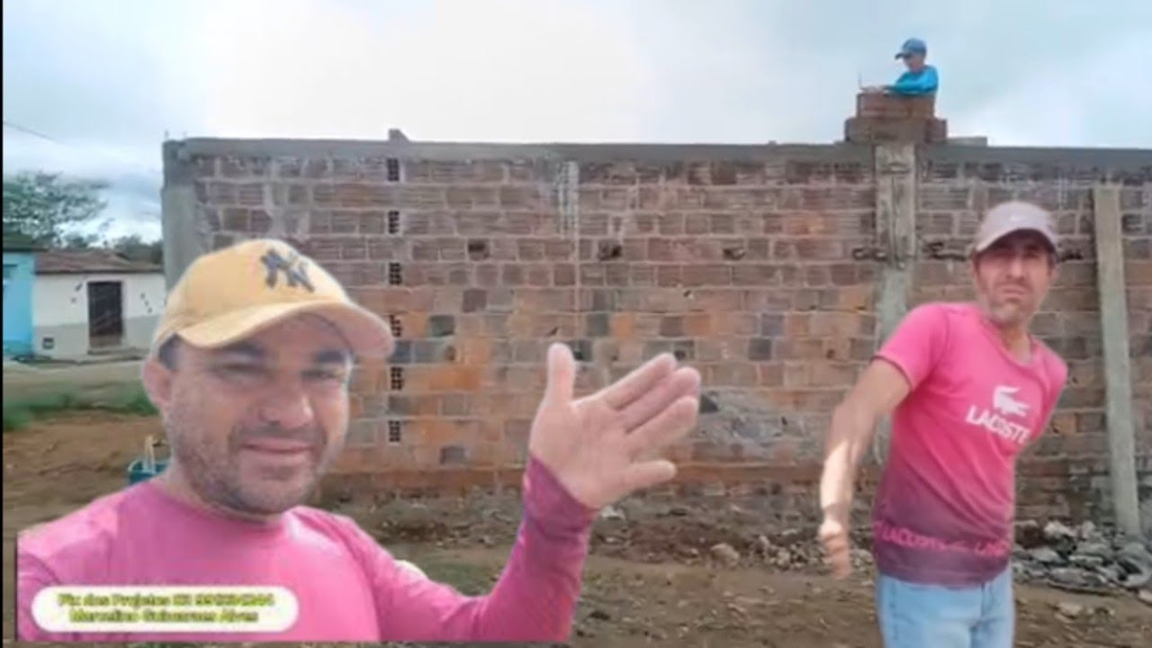 As Empenas da casa de Marcelo Pai de 5 Filhos Já Começaram