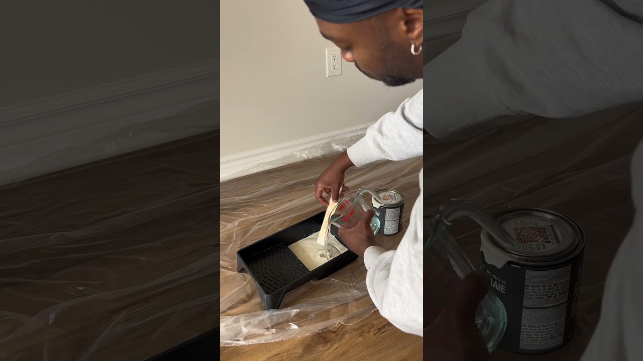 DIY limewash paint 🎨 easy hack!!