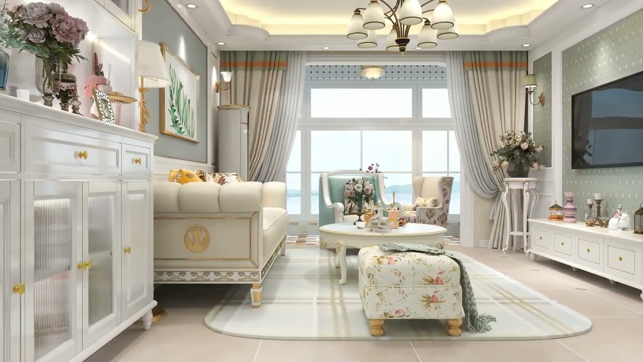 European design and decoration effect video works