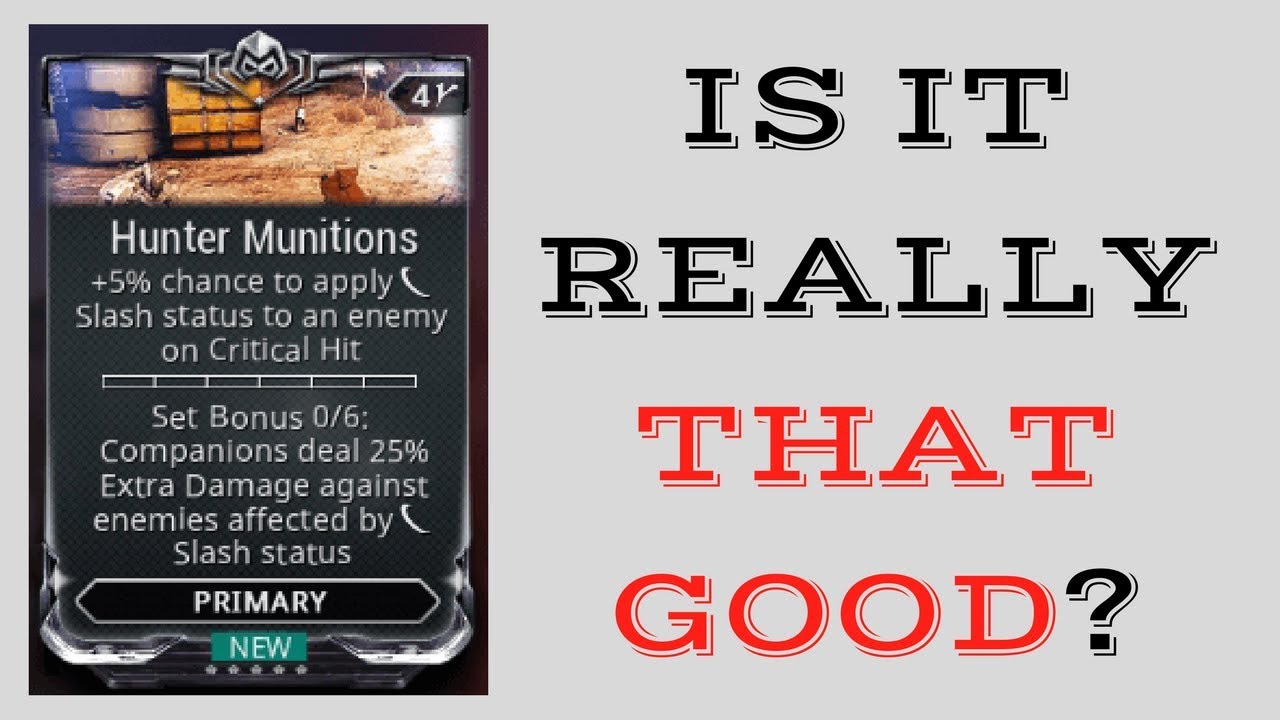 Warframe - Is Hunter Munitions Really THAT good?