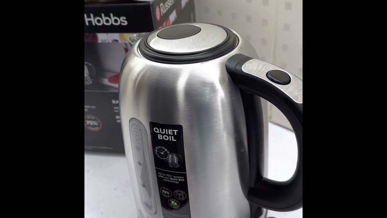 Russell Hobbs Buckingham quiet boil kettle Review 20460 1.7l.