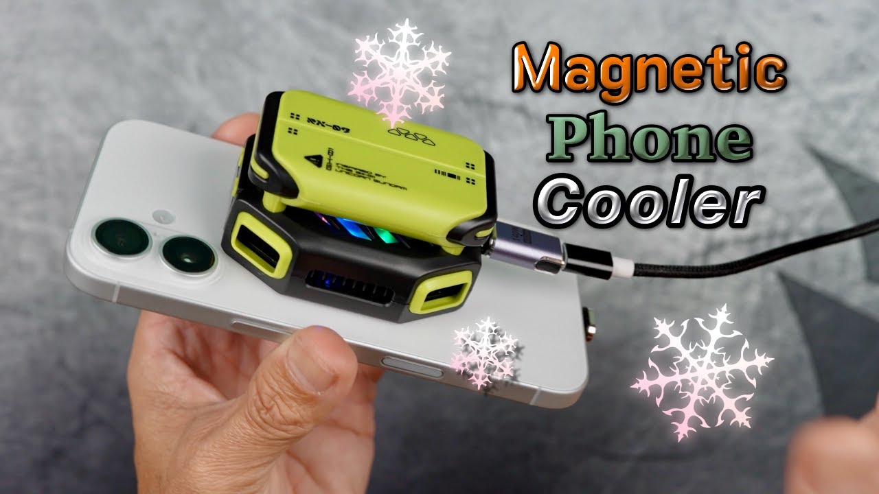 Magnetic Phone Cooler with Rechargeable Battery (X111 or ACEDAYS)