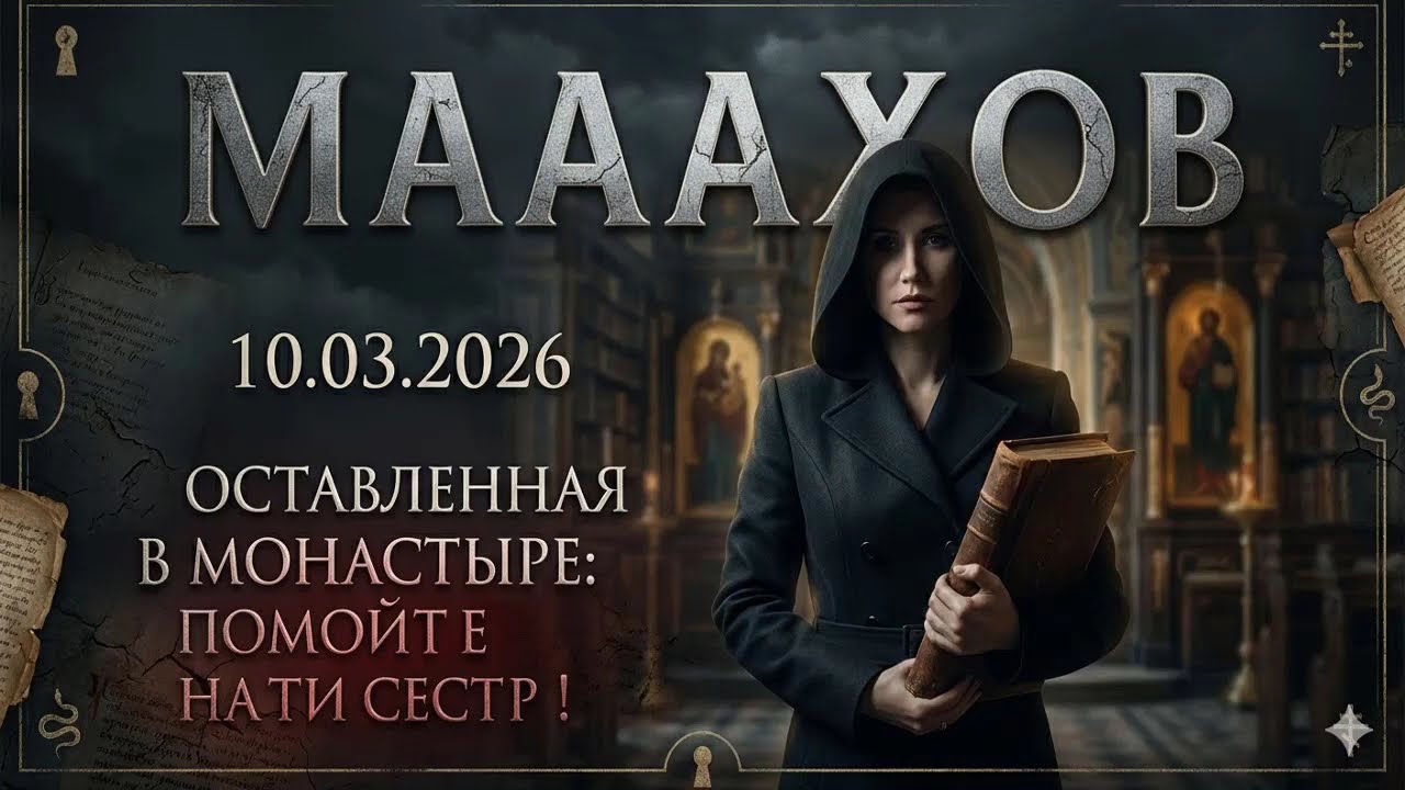 Малахов . От 10.03.2026 | Оставленная в монастыре: помогите найти сестру! #FULLHD1080