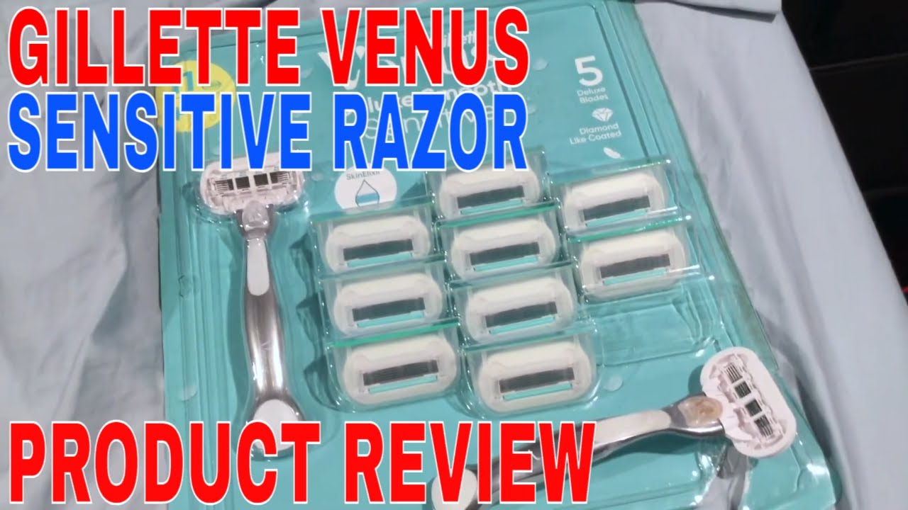✅  Gillette Venus Deluxe Smooth Sensitive Razors Review 🔴