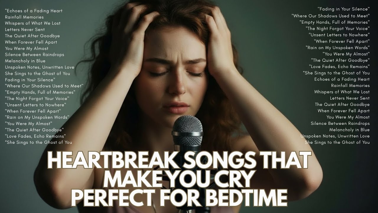 Heartbreak songs playlist | Emotional Late Night Music.!! Acoustic Love Songs Collection –  Playlist