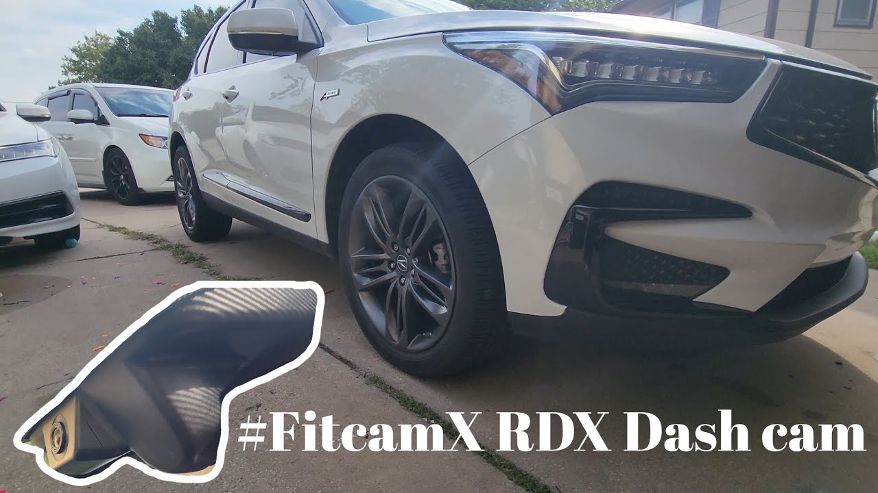 2022 RDX Oem fitted front and rear dash Cam. #fitcamx Unboxing-install-demo