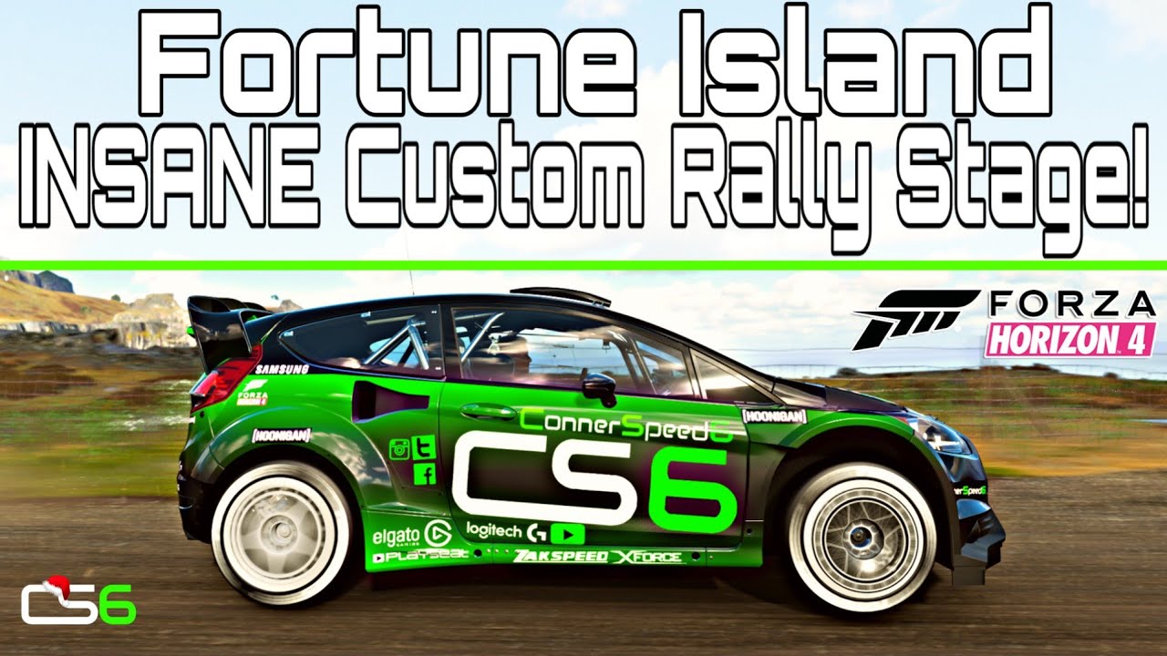 Fortune Island -  INSANE Custom Rally Stage! -Forza Horizon 4 Route Creator