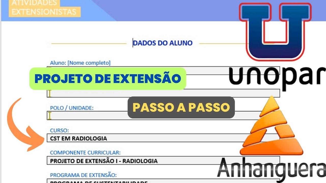 Projeto de Extensão Radiologia - Unopar e Anhanguera - Passo a Passo Desenvolvimento Completo.