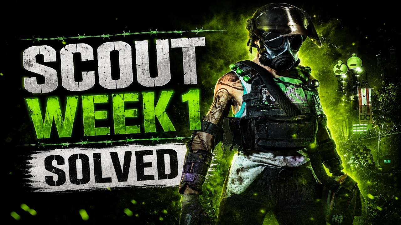 ALL Week 1 Scout Solutions! Into the Dark Manhunt FULL Guide | The Division 2