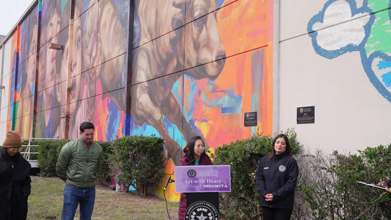 Commissioner Lesley Briones Unveils Eight New Community Murals for Gulfton and Sharpstown Neighborho