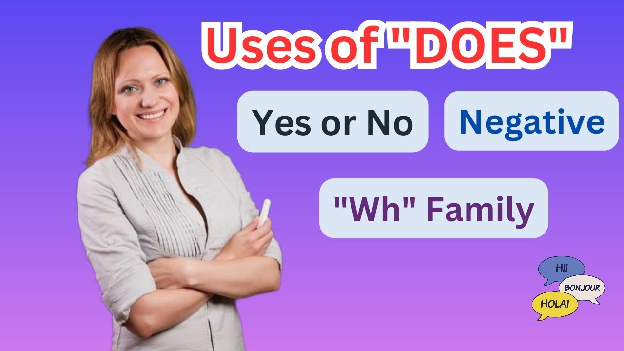 Use of DOES | 30 Questions in English with DOES | Daily Useful Phrase | Improve Your English