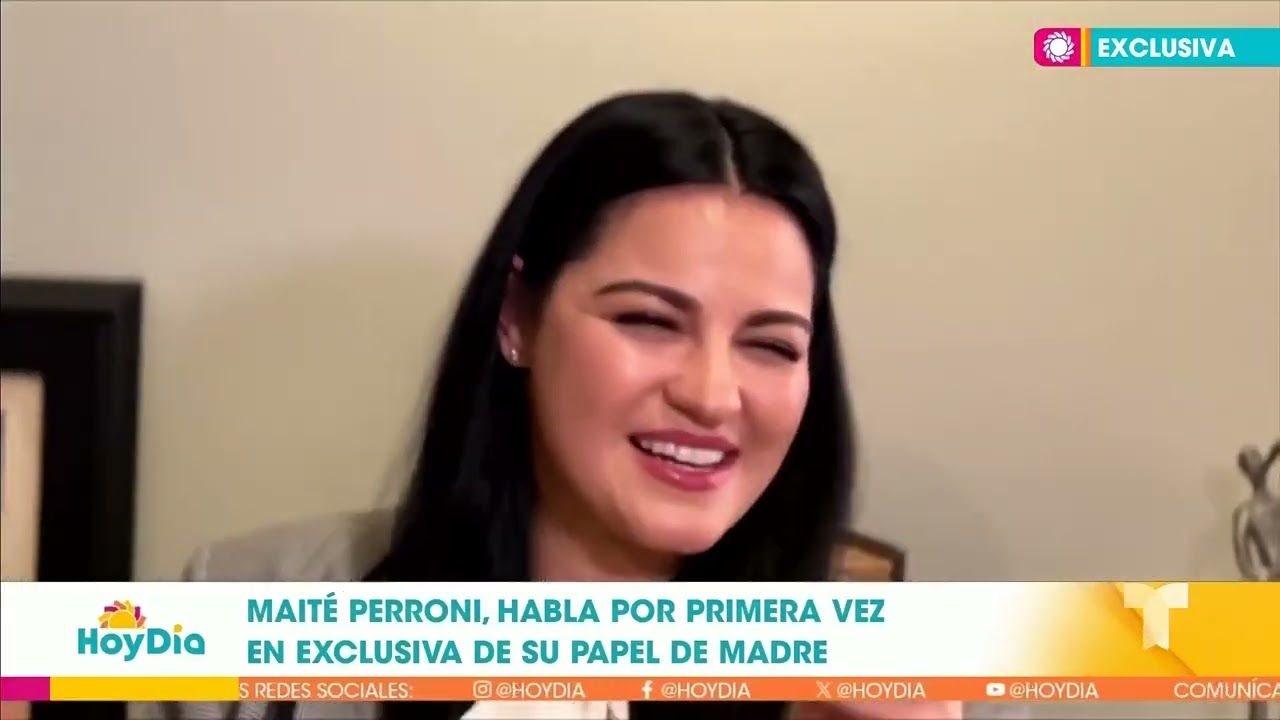Maite Perroni fala sobre os desafios da maternidade: “tem sido bom dedicar meu tempo a isso”