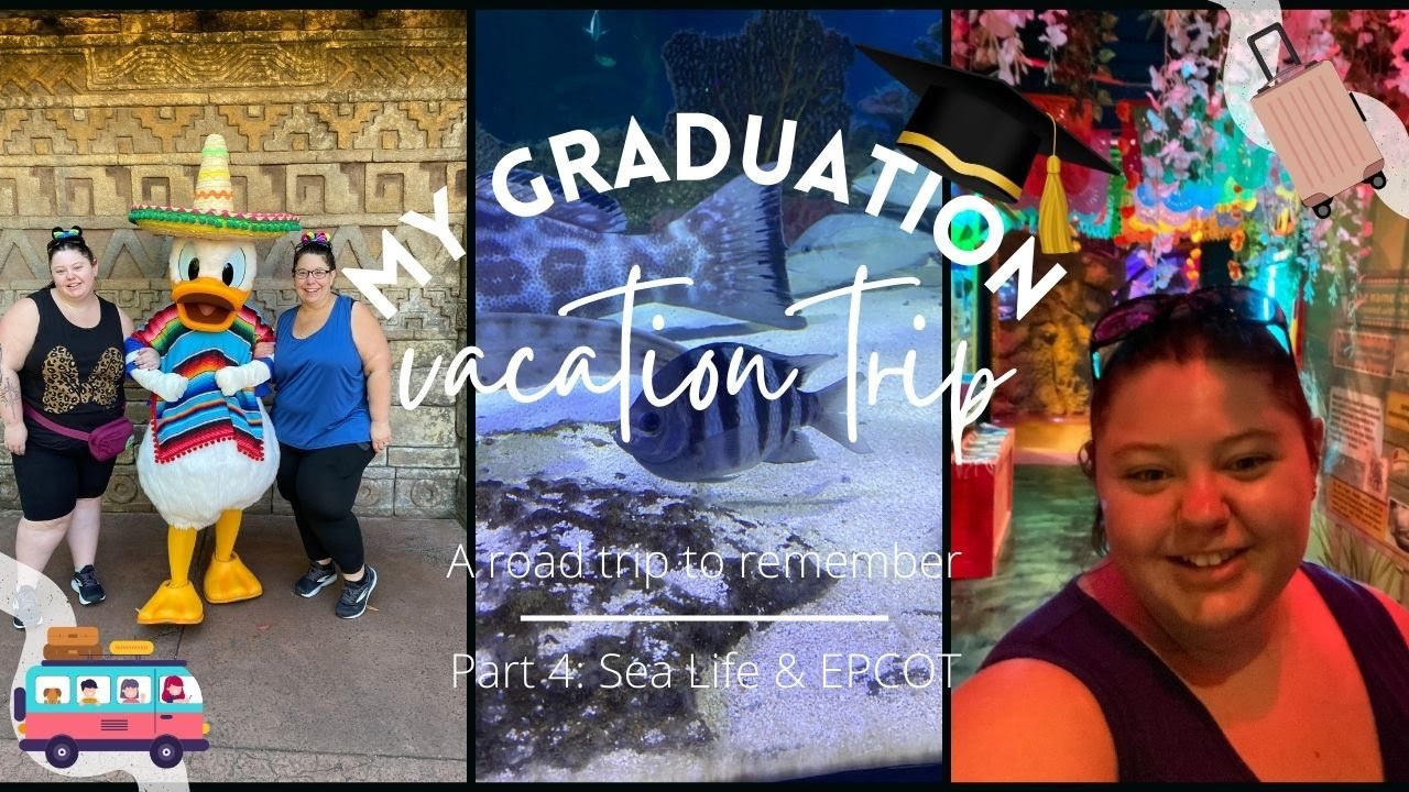 Sea Life Aquarium Adventures 🐠 + First Day at EPCOT! | Graduation Vacation Part 4